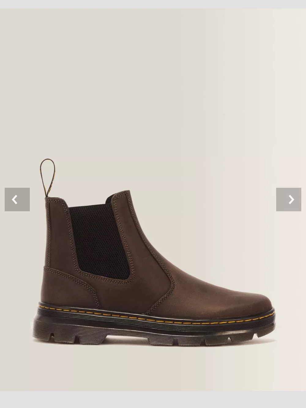 Dr Martens Embury Crazy Horse Leather Casual Boots - Brown